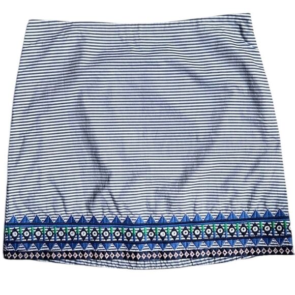 Vineyard Vines Striped Mini Skirt Size 4 - Picture 1 of 11